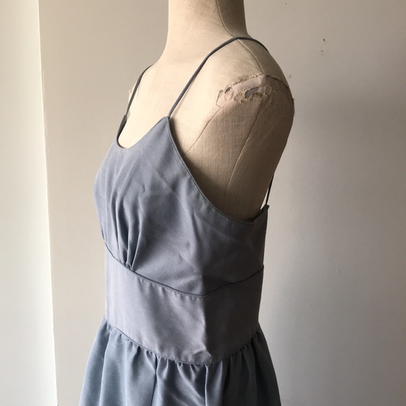 Dove grey/blue custom Sig Plach gown - Picture 3 of 10